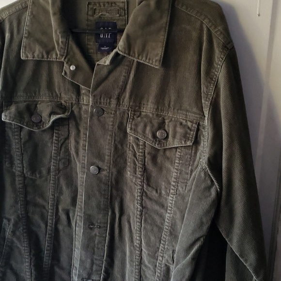 GAP Jackets & Coats | Gap Mens Corduroy Grn Jacket | Poshmark